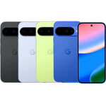 Refurbished Google Pixel 10 5G smartphone with sleek design, displayed in a natural setting, showcasing its modern look.