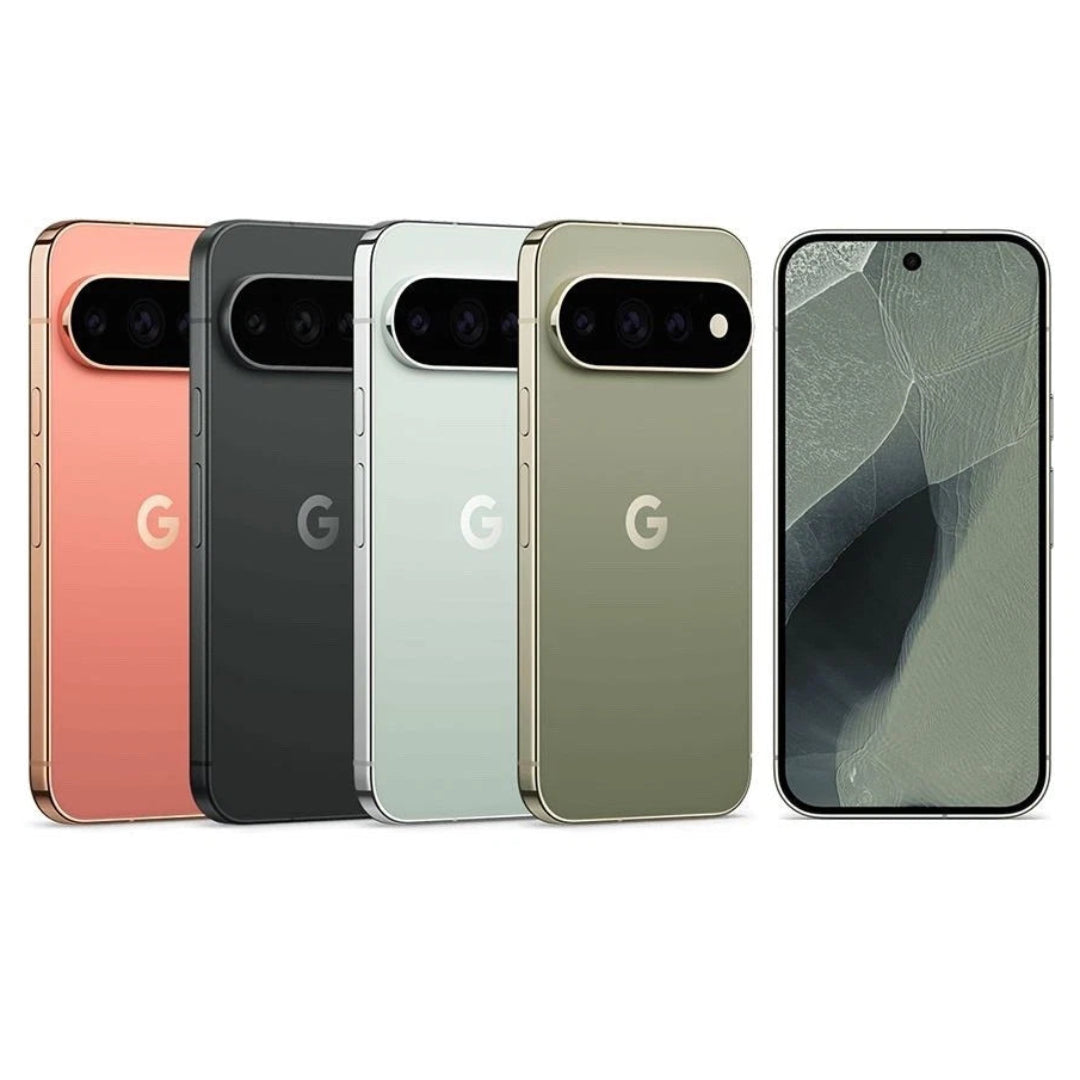 Refurbished Google Pixel 11 Pro XL smartphone with large screen and sleek design, showing front view with display turned on.