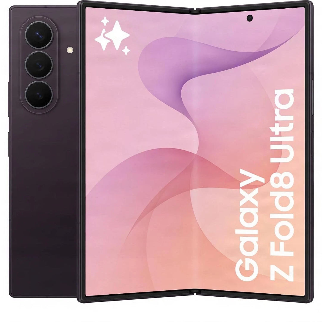 Samsung Galaxy Z Fold8 Ultra 5G refurbished SIM-free smartphone folded view