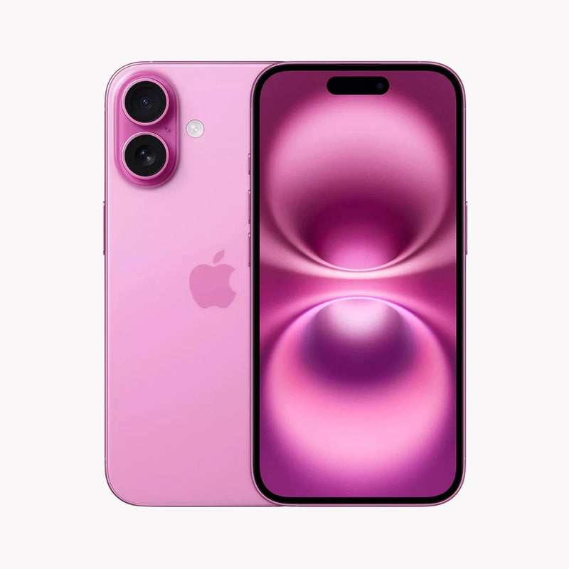 Refurbished Apple iPhone 16 Plus 5G smartphone with large display and sleek design, shown in a side view.
