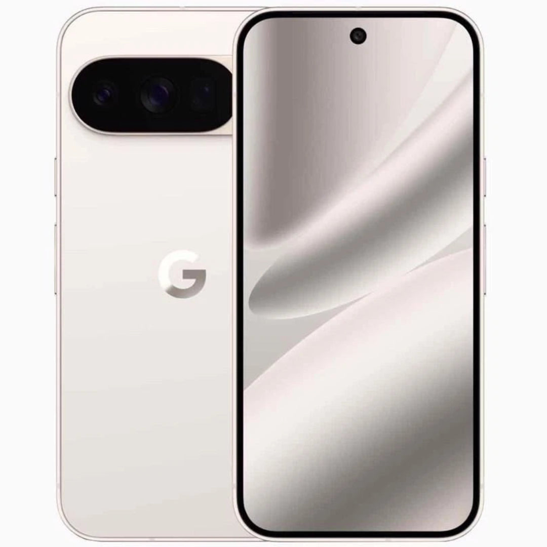 Refurbished Google Pixel 10 Pro 5G smartphone with sleek design, displayed on a white background.