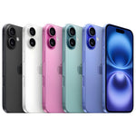 Refurbished Apple iPhone 16 Plus 5G with SIM-free capability, shown in a sleek design with a large screen display.