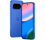 Google Pixel 10 128GB Indigo refurbished unlocked smartphone, showing front view with sleek design and vibrant color.