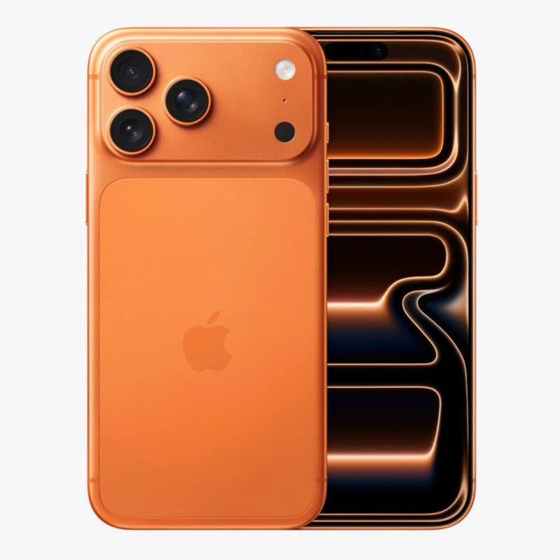 Refurbished Apple iPhone 17 Pro 5G SIM-free smartphone with sleek design and triple-lens camera system.