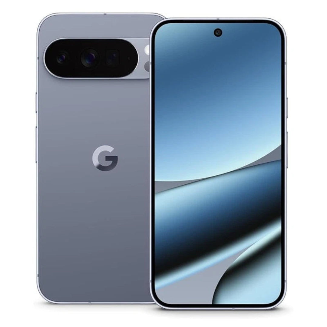 Refurbished Google Pixel 10 Pro XL smartphone with large display and sleek design, shown in a front view image.