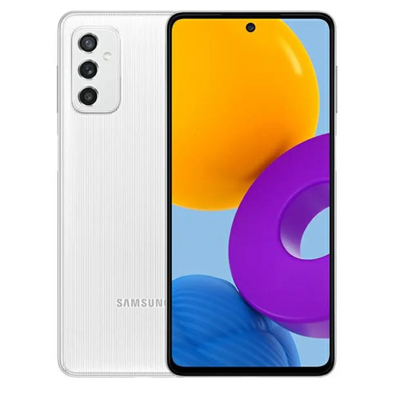Samsung Galaxy M52 (5G) 128GB, White ( Dual SIM) Unlocked Refurbished Good