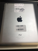 Apple iPad 4th Gen 16GB WiFi White - Used