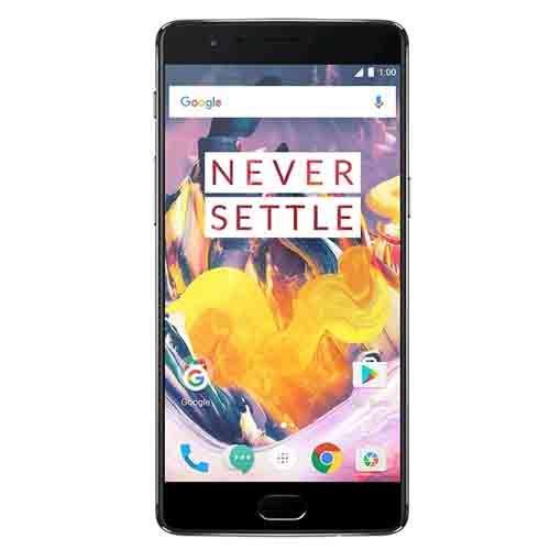 OnePlus 3T Dual SIM 64GB Gunmetal (Ghost Image) Unlocked Refurbished Good