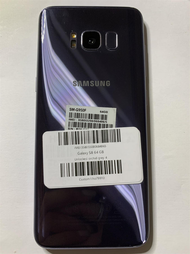 Samsung Galaxy S8 64GB Orchid Grey Unlocked - Used