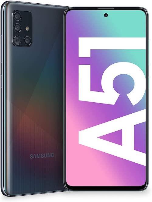 Samsung Galaxy A51 64GB Prism Crush Black Unlocked Refurbished Excellent