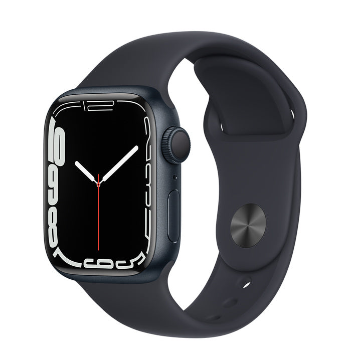 Apple Watch Series 7 GPS + Cellular 45mm Black Stainless Steel Refurbi ...